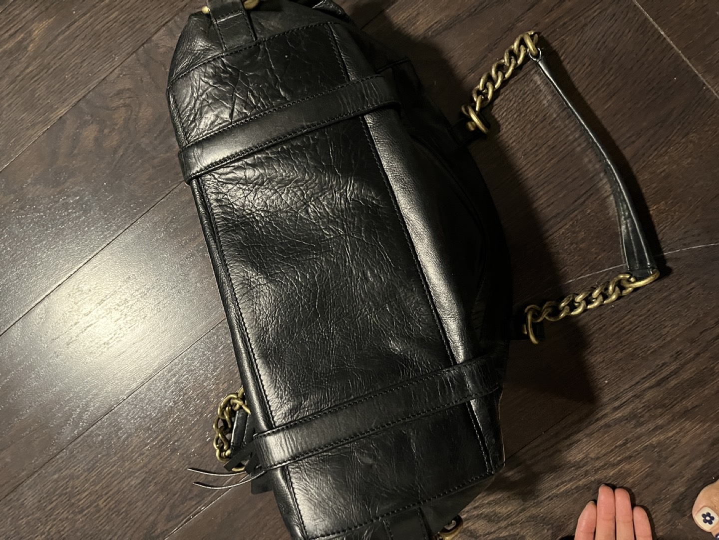 Club monaco women purse leather black - photo 2
