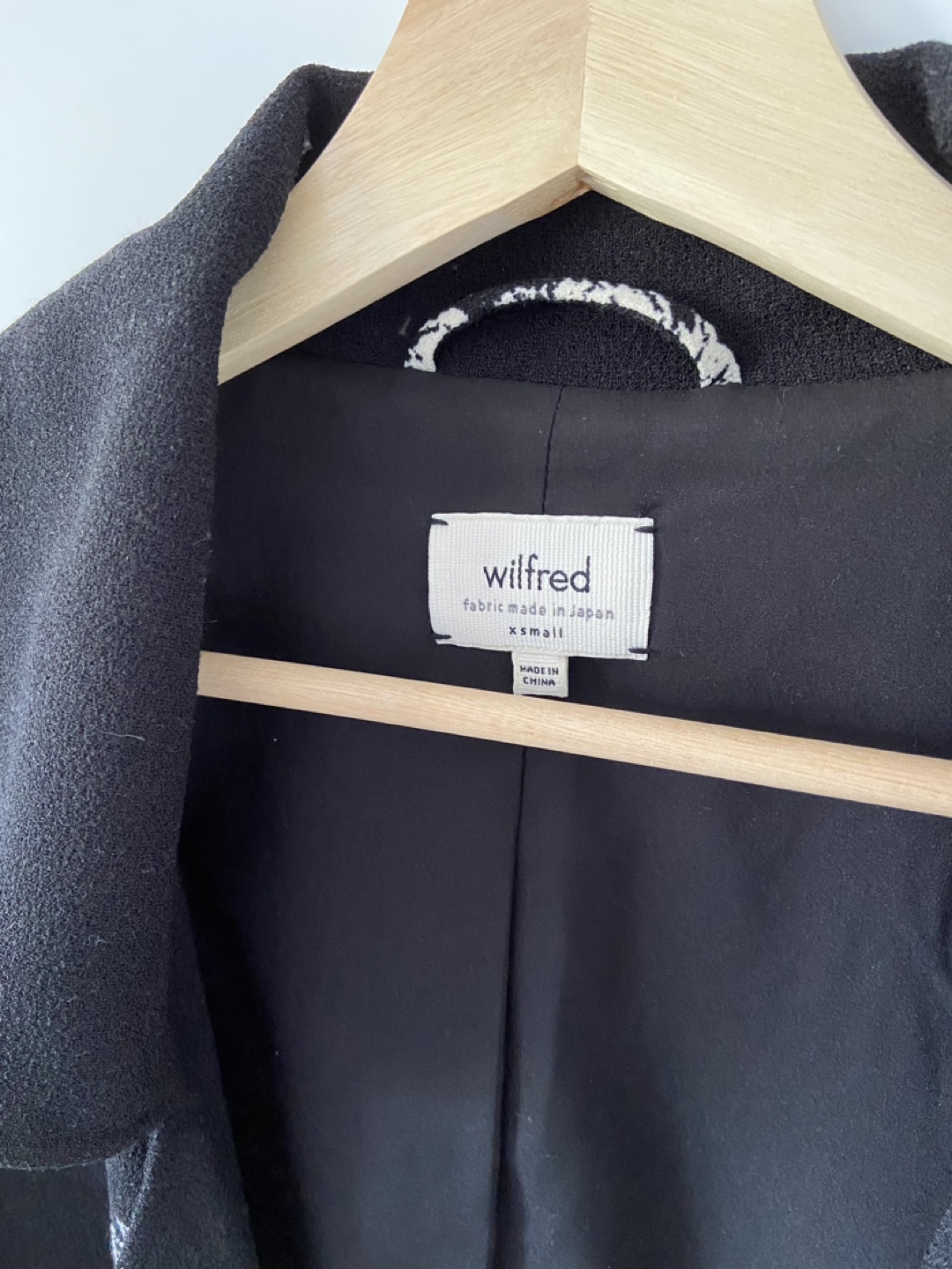 Aritzia Wilfred motorcycle style jacket size XS image indicator(3)