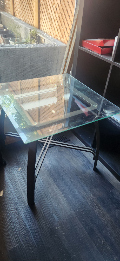 Glass living room set