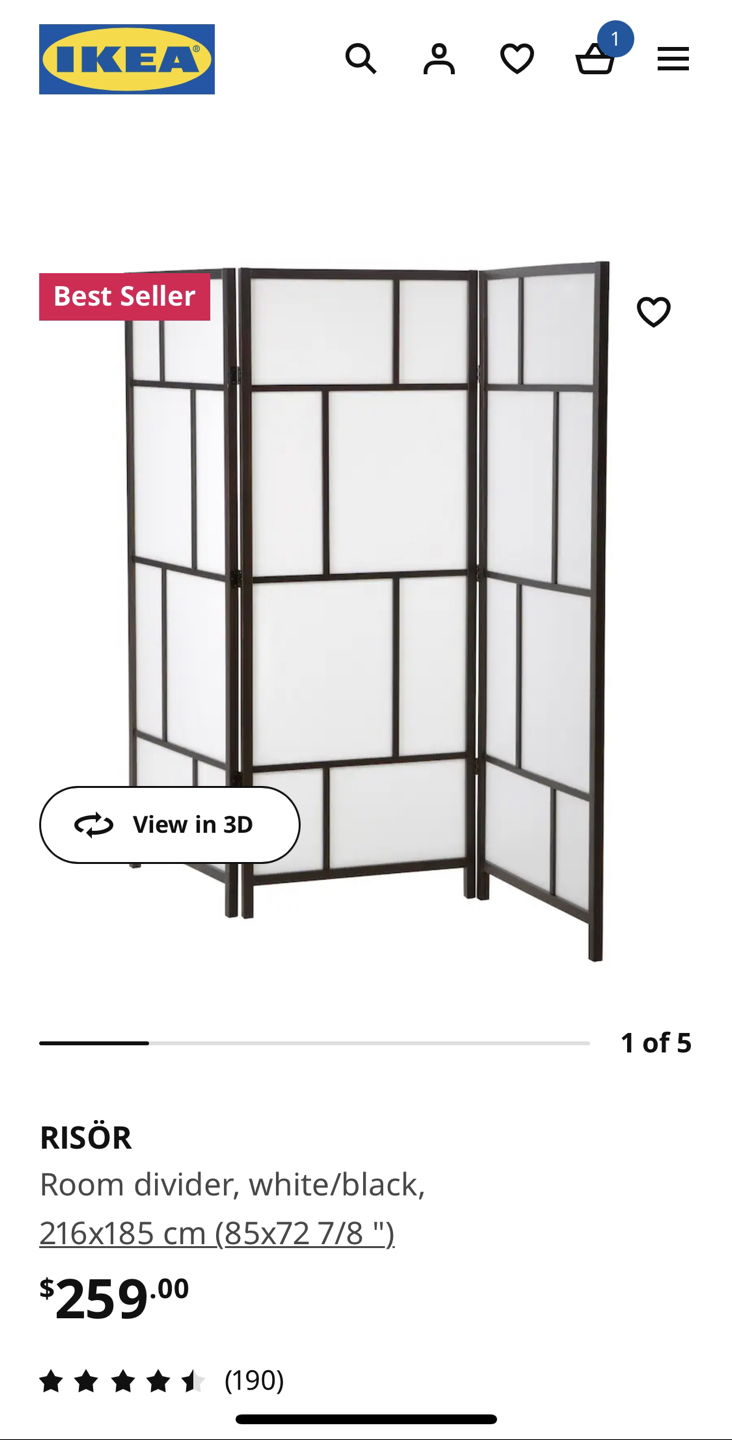 IKEA Risor Room Divider - photo 2