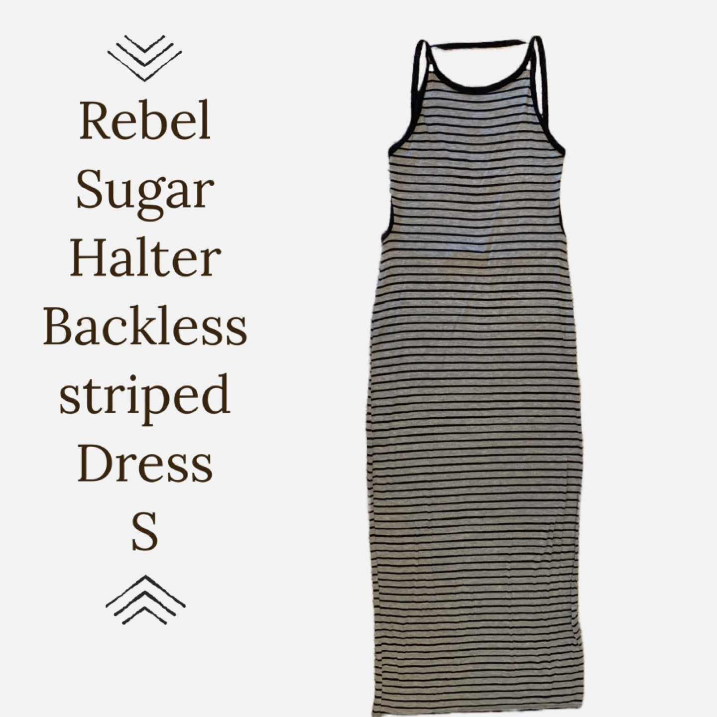 Rebel Sugar backless maxi Dress S thumbnail