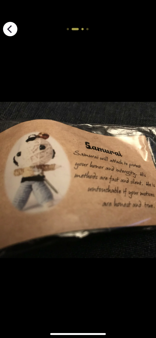 VOODOO ANGEL AND SAMUARI KEYCHAINS image indicator(2)