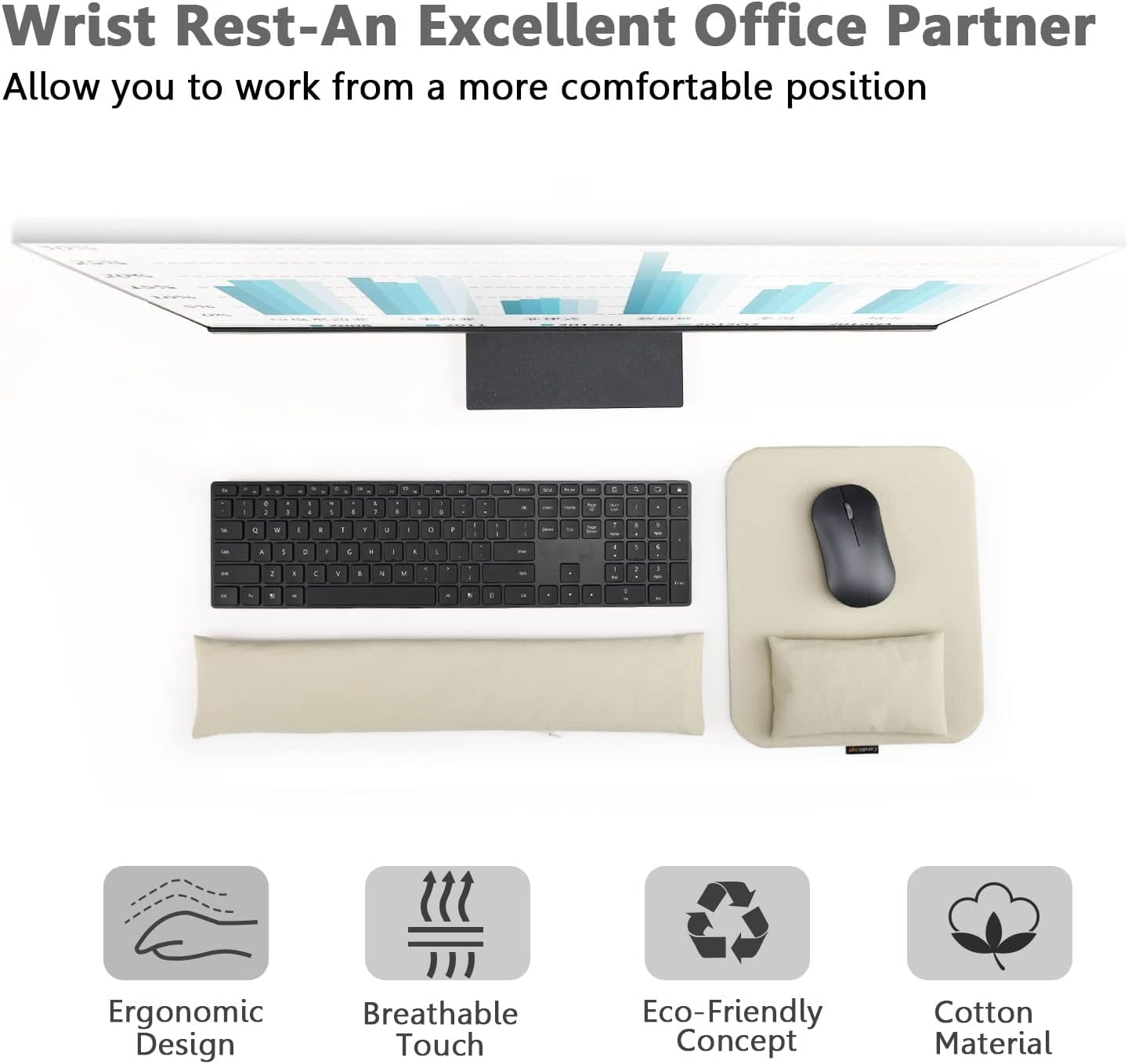 [Pickup today (26th) only] Ergonomic Arm Rest + Mouse Pad