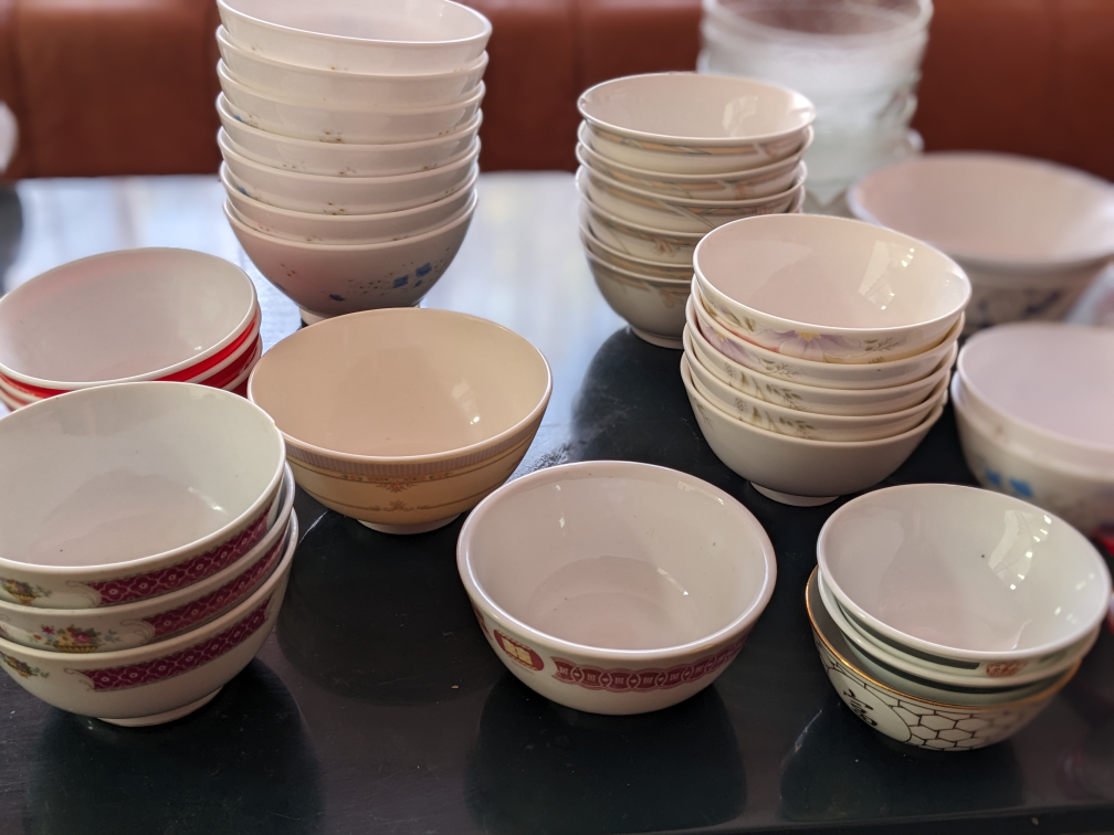 Assorted small bowls