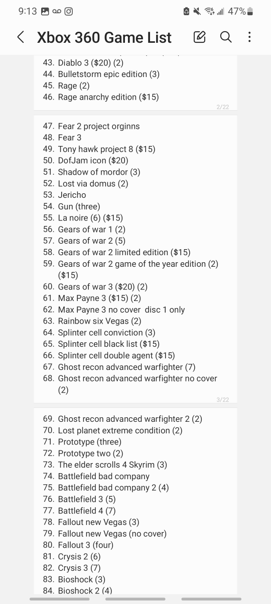 330 plus xbox 360 games for 10 each! - photo 3