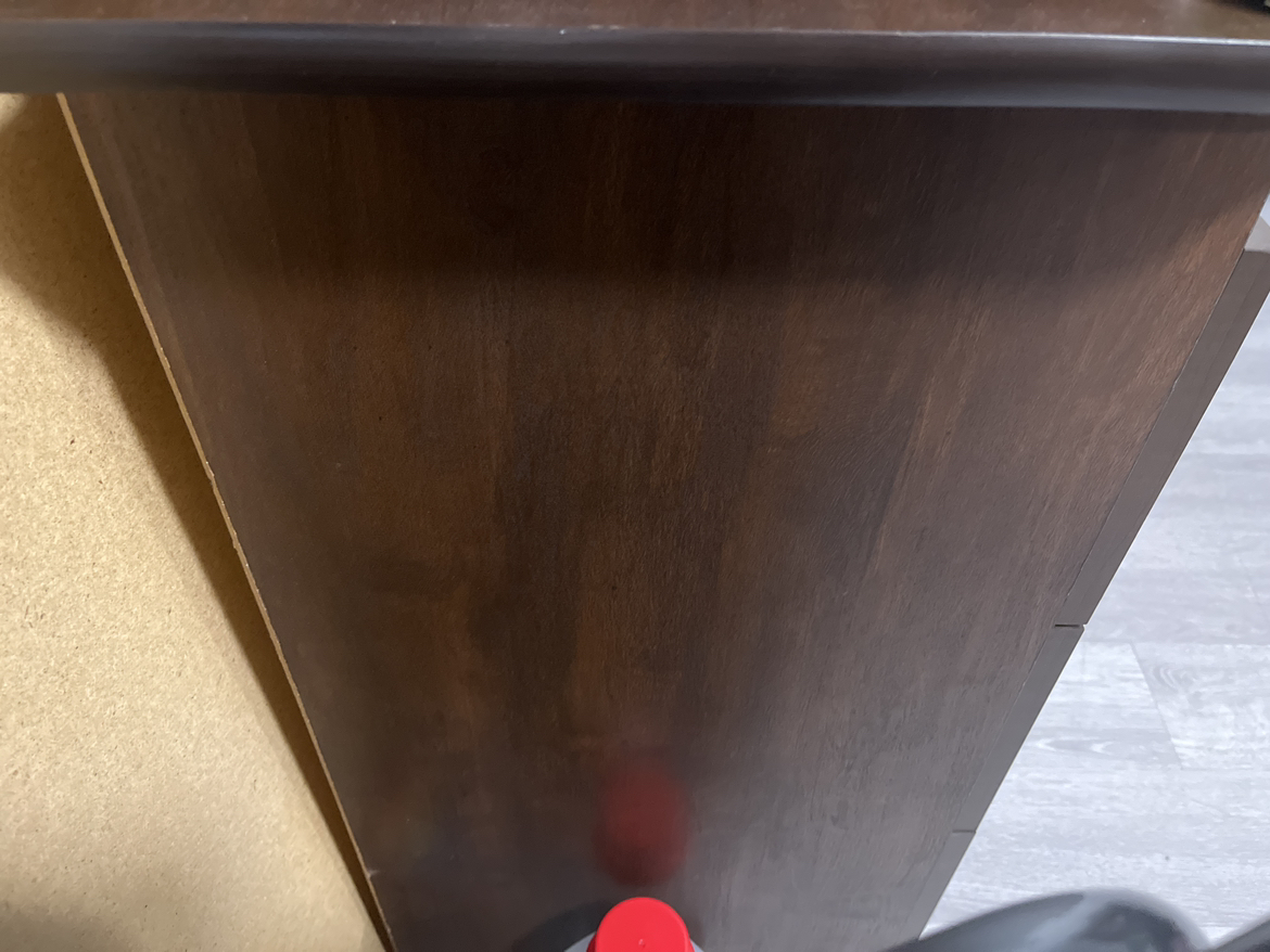 Brown 6 - drawer dresser with mirror - photo 3