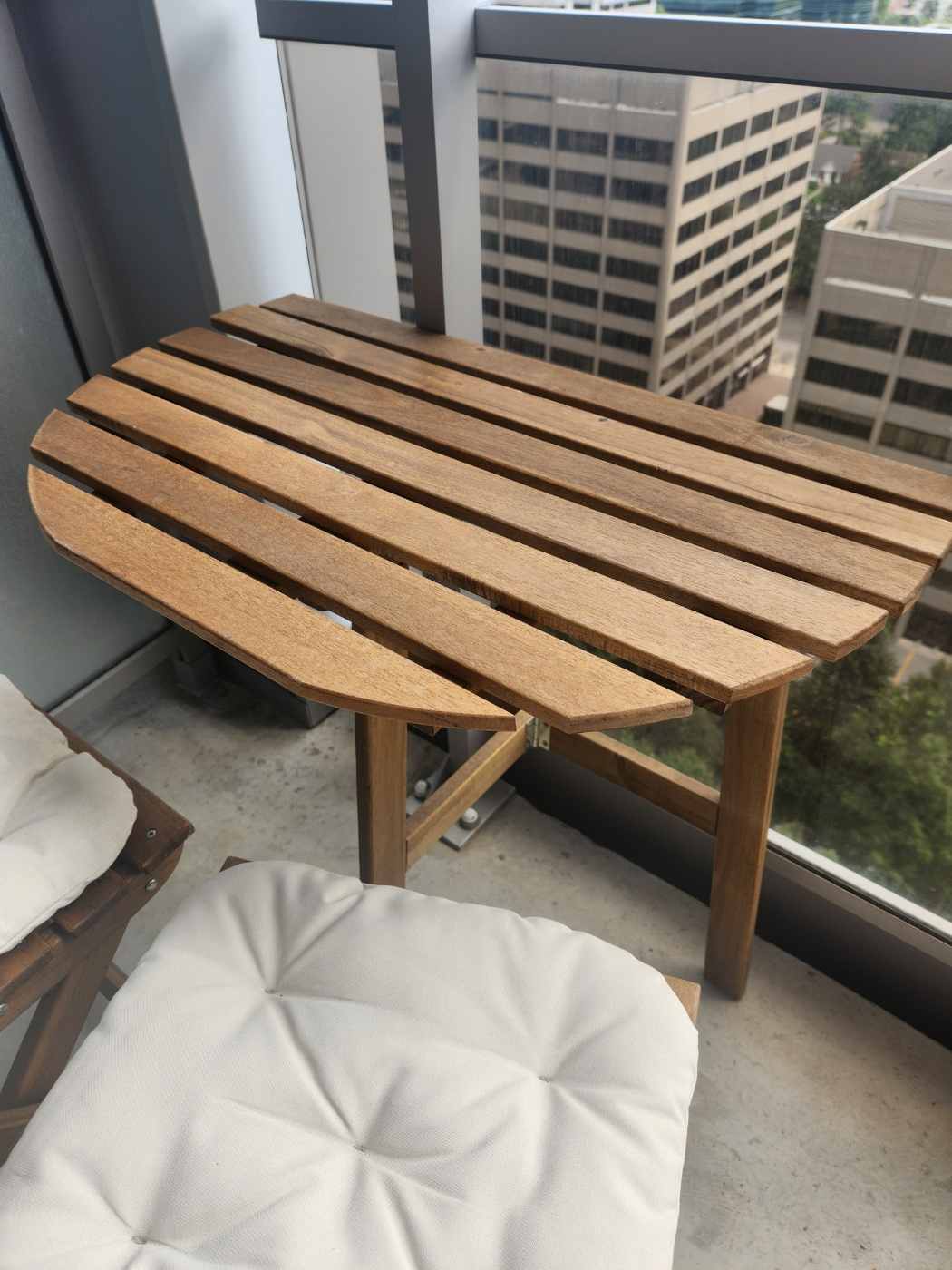 IKEA Outdoor Chairs with cushions and Table image indicator(5)