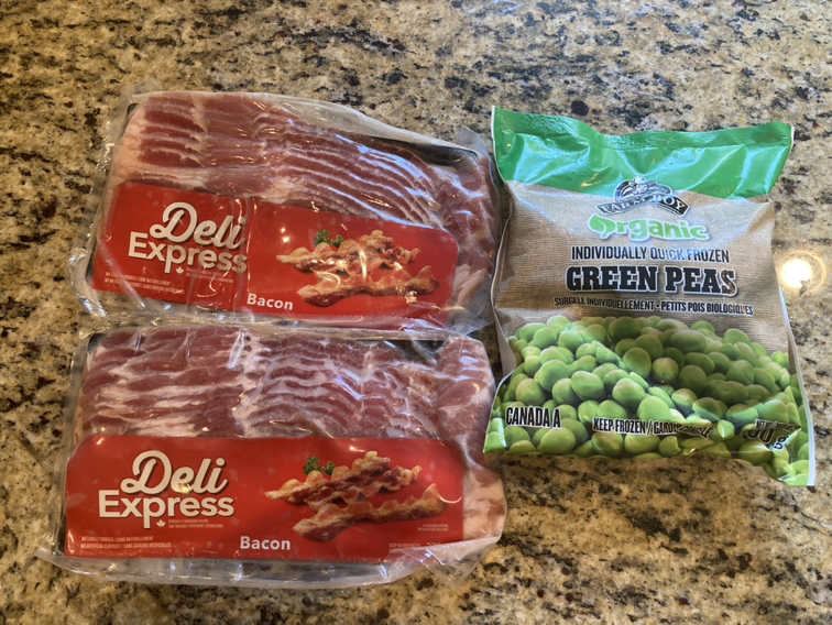 Frozen Peas and Bacon (also frozen) thumbnail