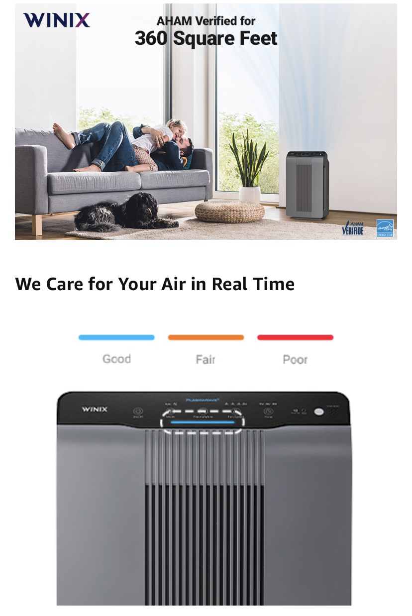 Winix Air Purifier image indicator(6)