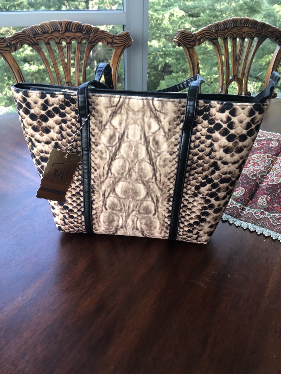 [Brand New] Soft Faux Print Bag thumbnail