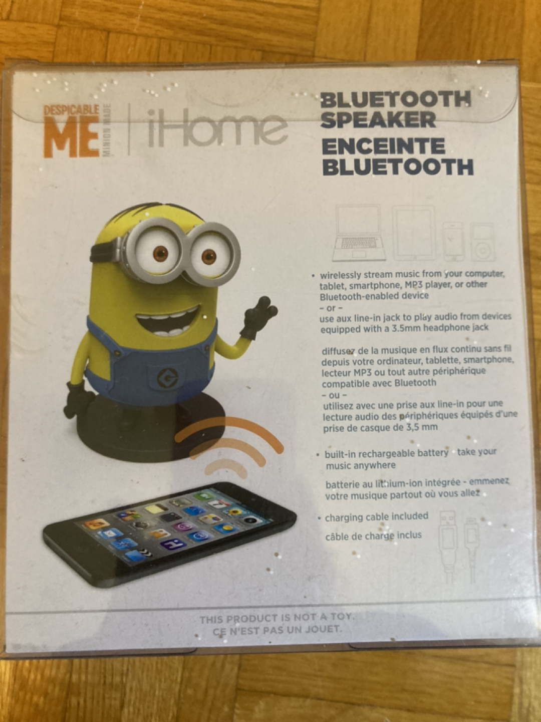Brand new Despicable me minion Bluetooth speaker image indicator(2)