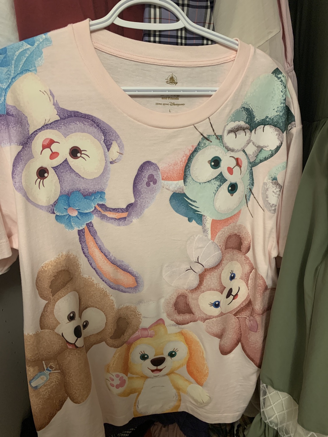 Disney T-shirt 🎀Duffy and friends stellalou HongKong Airport