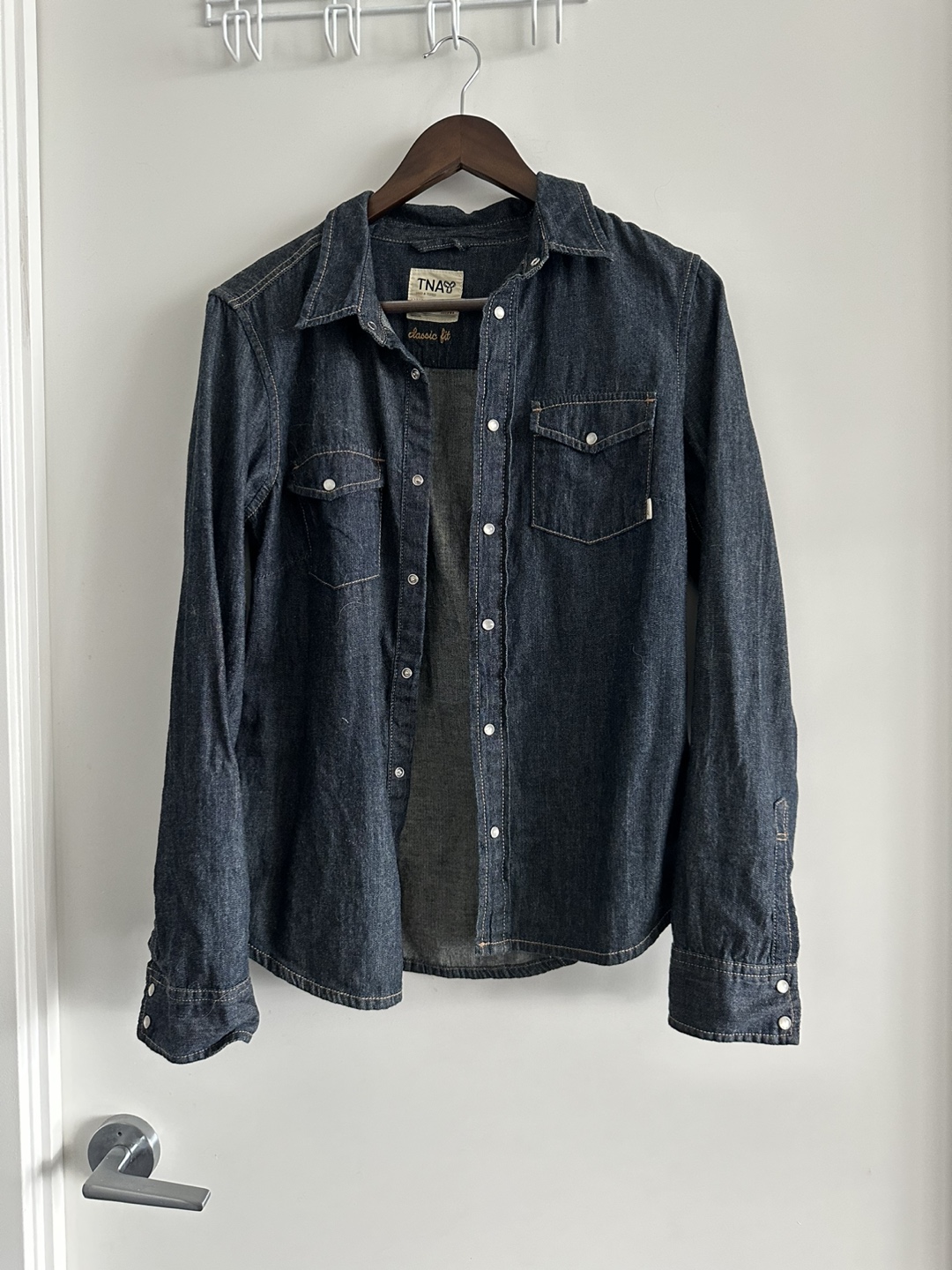 TNA denim shirt thumbnail