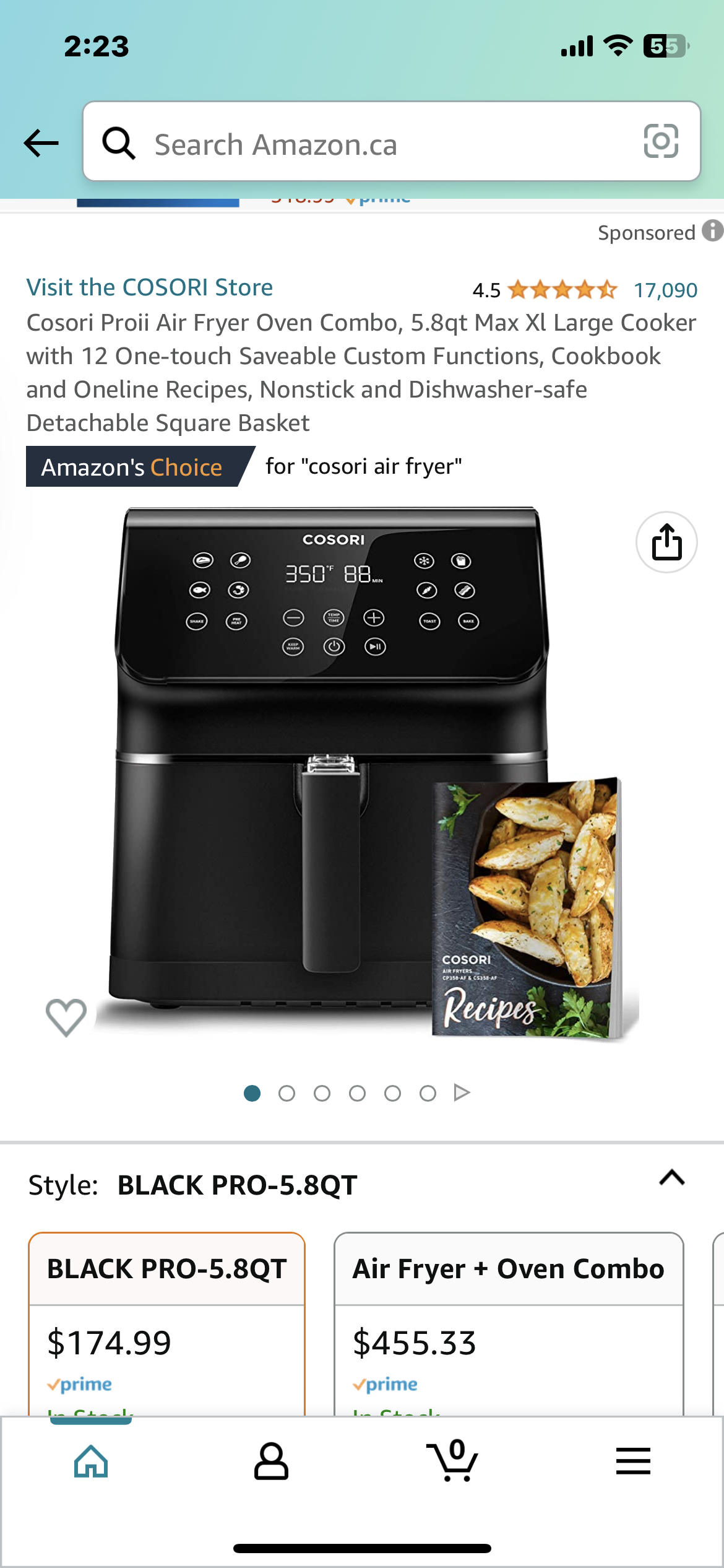 COSORI AIR FRYER - photo 2