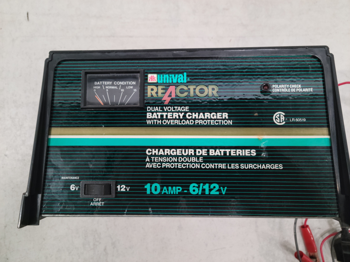 Unival Reactor Dual Voltage Battery Charger.