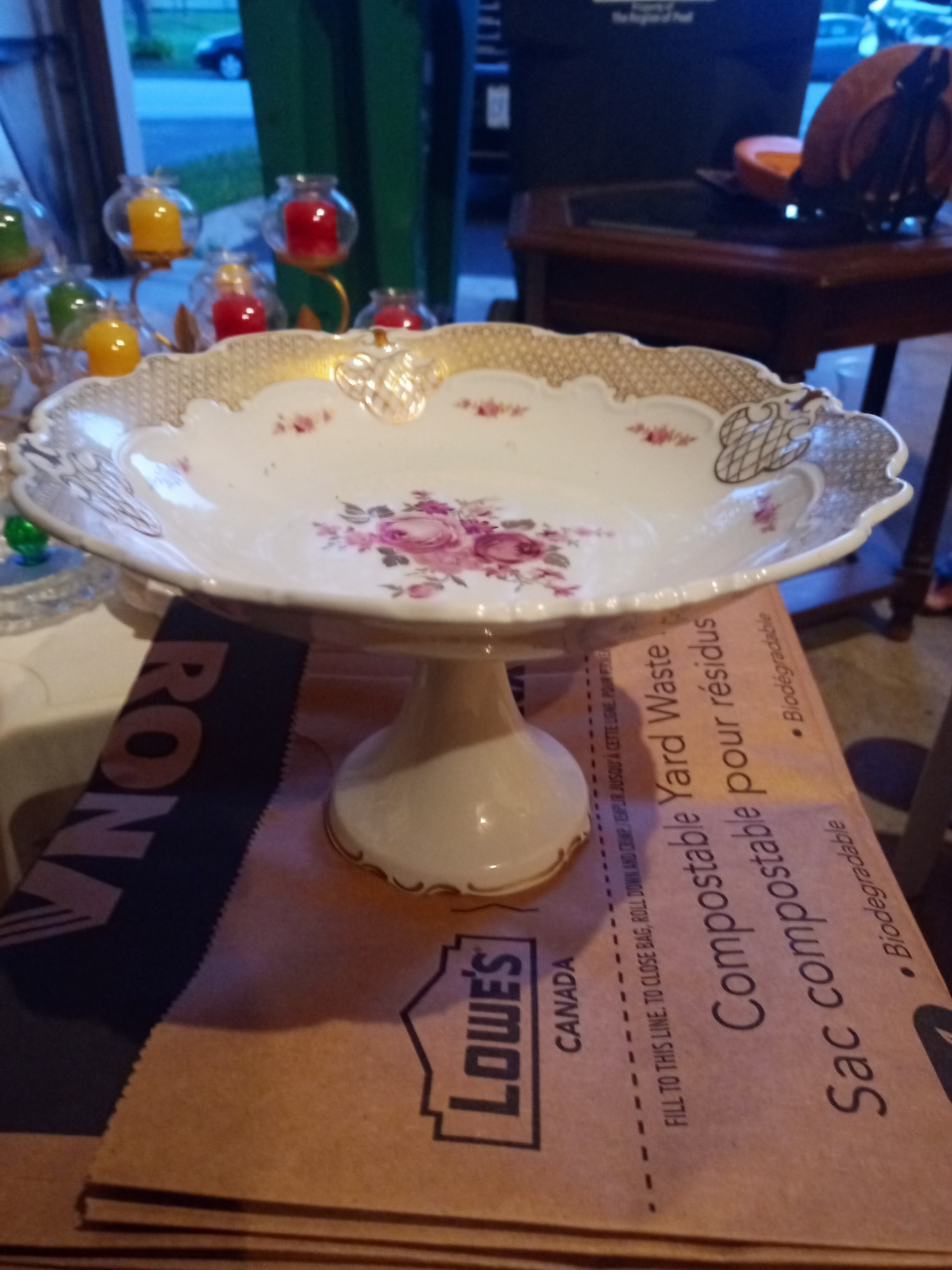 Floral cake stand - photo 2