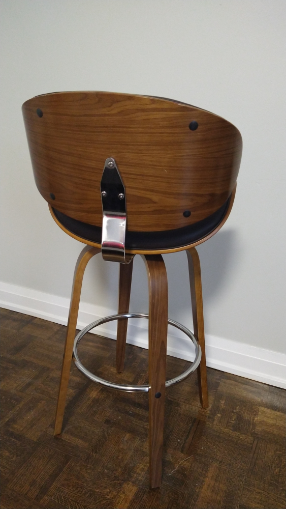 Mid Century Curved Back Swivel Barstool image indicator(4)