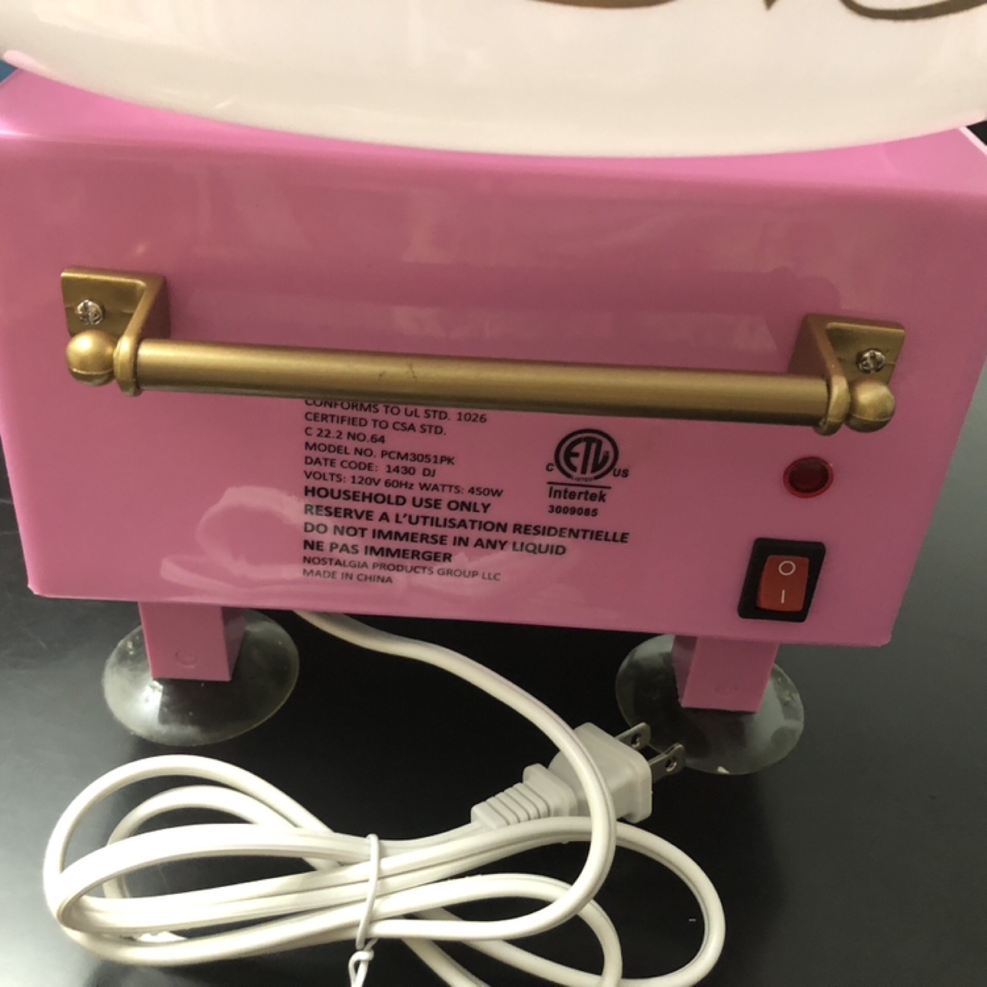 Vintage Hard and Sugar Free Countertop Cotton Candy Maker - photo 2