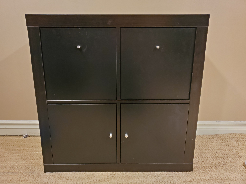 Black Ikea 4 Drawer Cabinet
