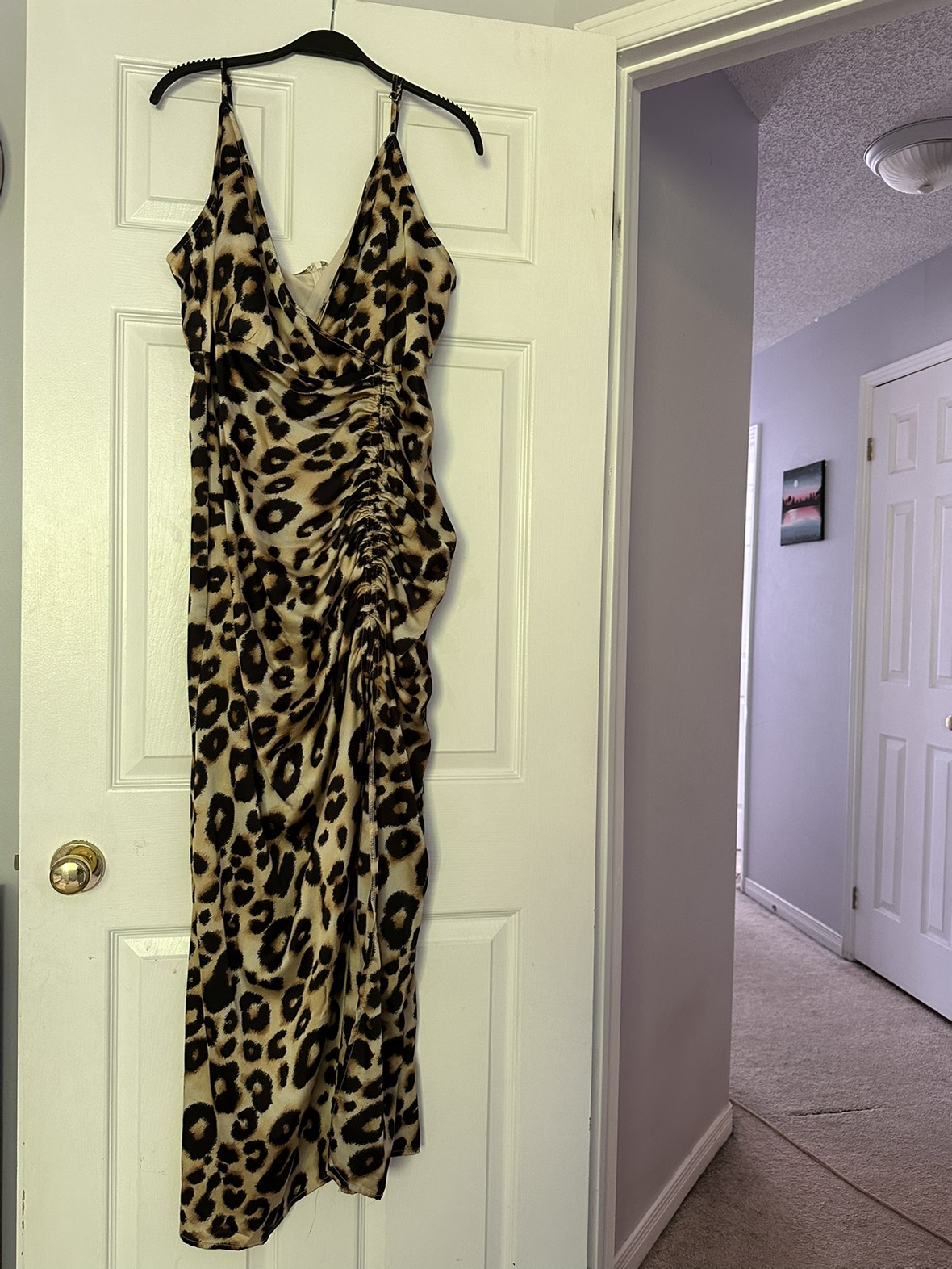 Women’s leopard party dress