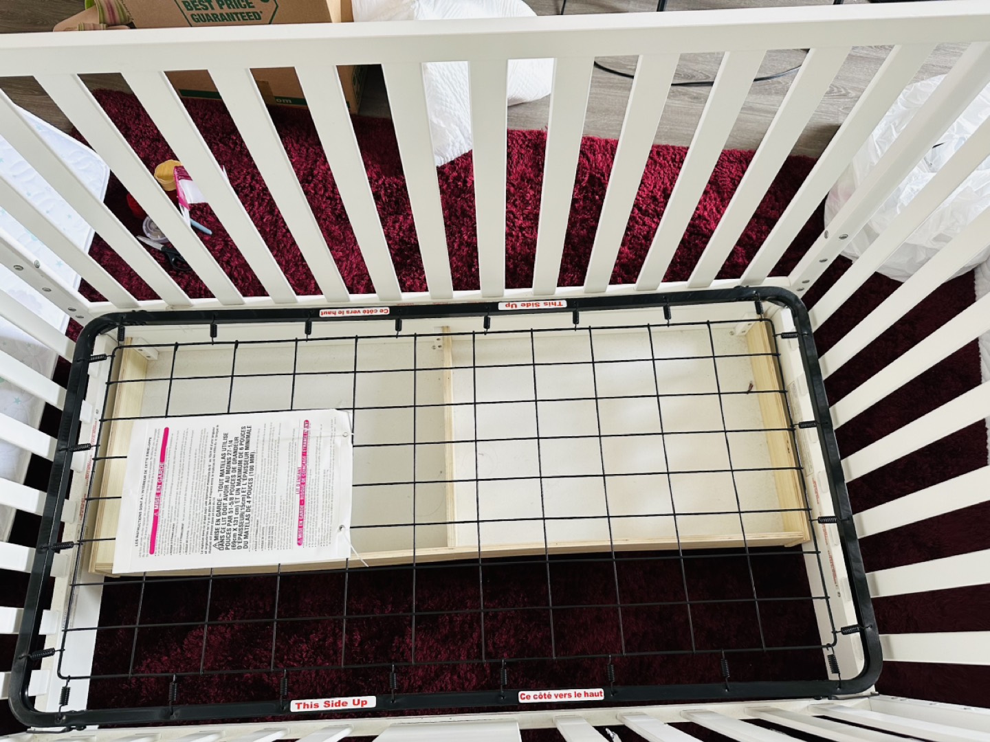 Crib & Mattress - infant /toddler - White color- Graco - photo 3