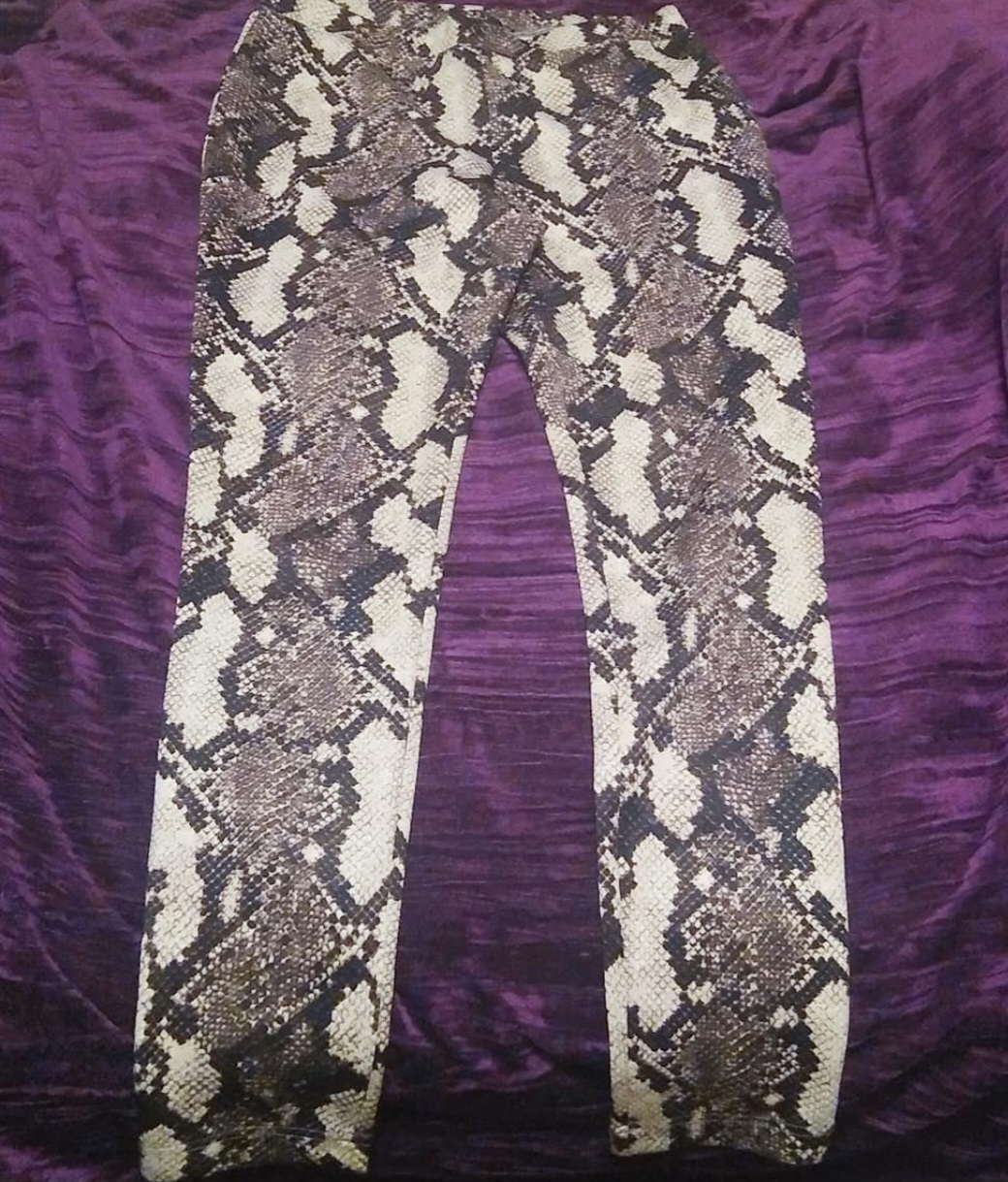 Snake Skin Print Pants thumbnail
