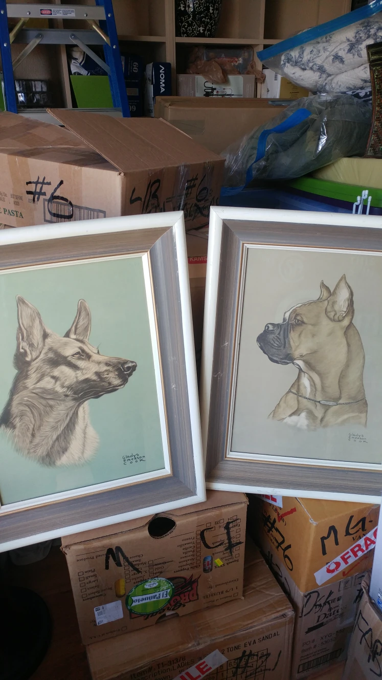 Gladys Emerson Cook Original Dog Paintings
