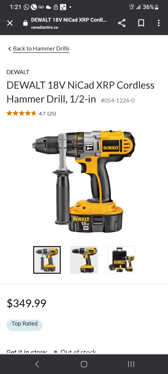 Dewalt  cordless hammer drill Tool - photo 4