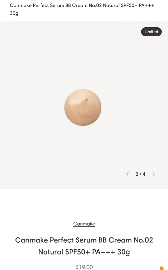 bb cream base and foundation from Canmake Toyko image indicator(2)