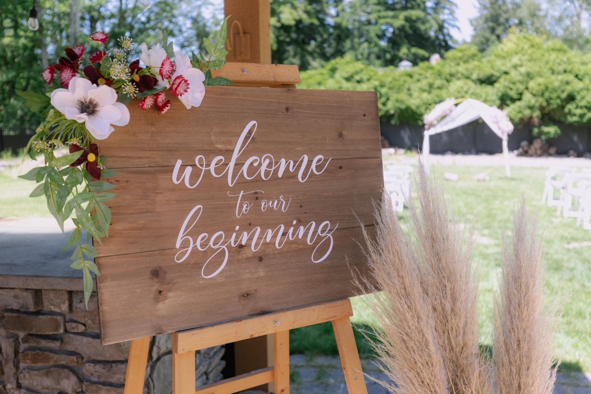 Wedding welcome sign image indicator(2)