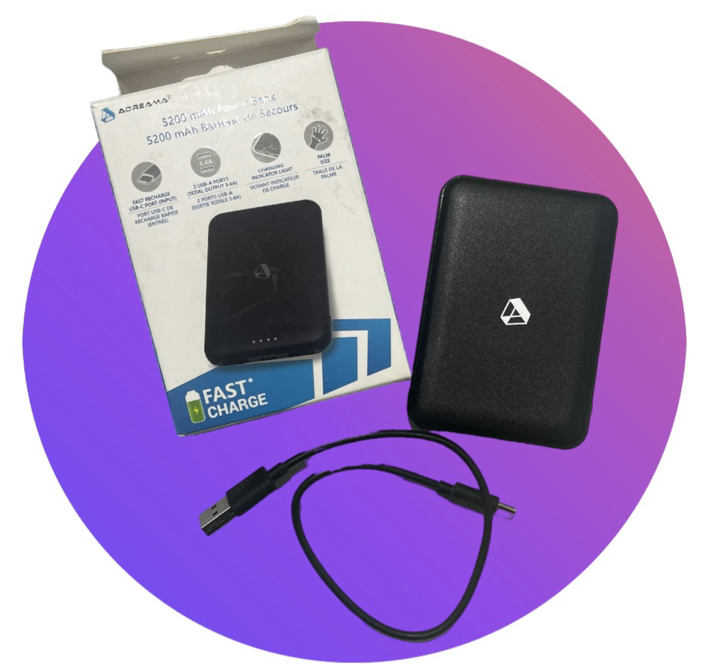 Power bank 5200 mAh