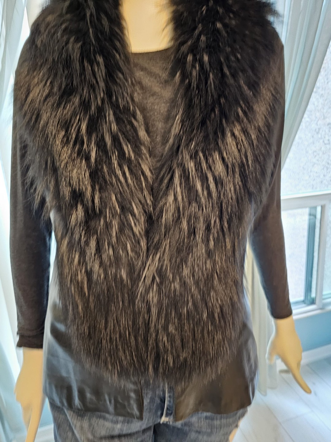 Fox leather vest New York -M image indicator(2)