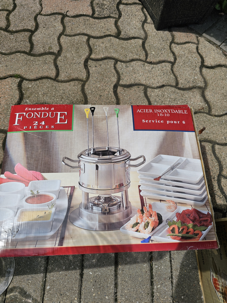 Fondue set of 24 stainless steel - photo 3