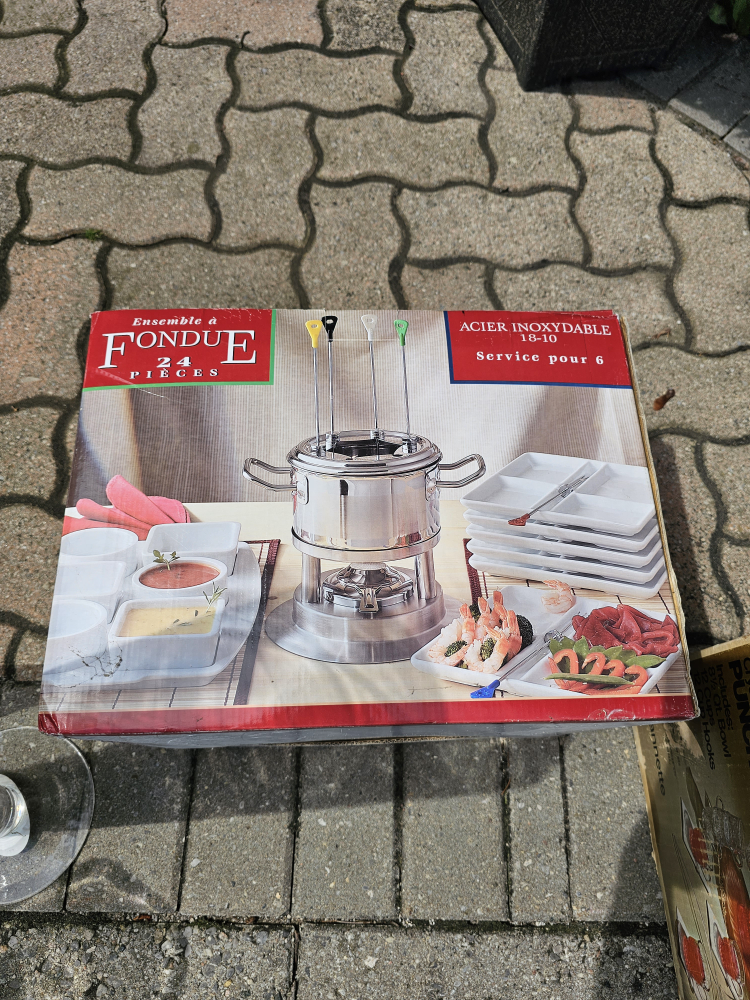 Fondue set of 24 stainless steel - photo 4