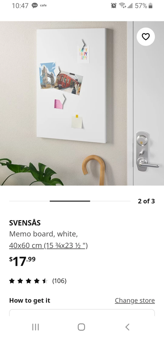 Magnetic Memo board  thumbnail