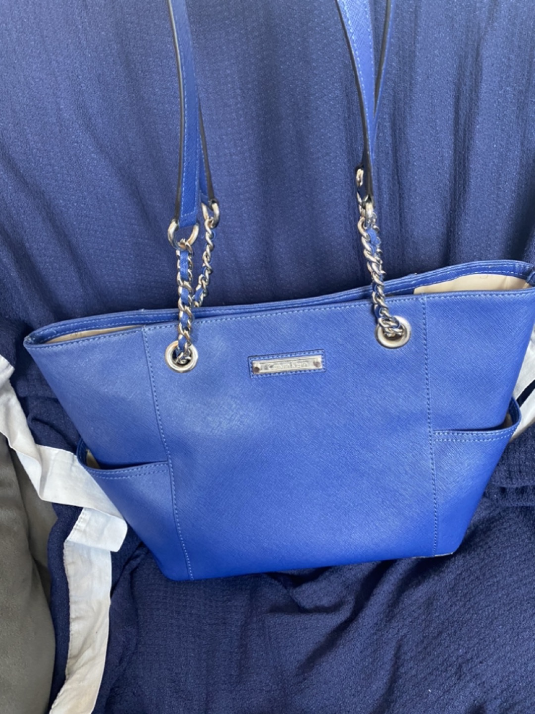 Calvin Klein blue purse