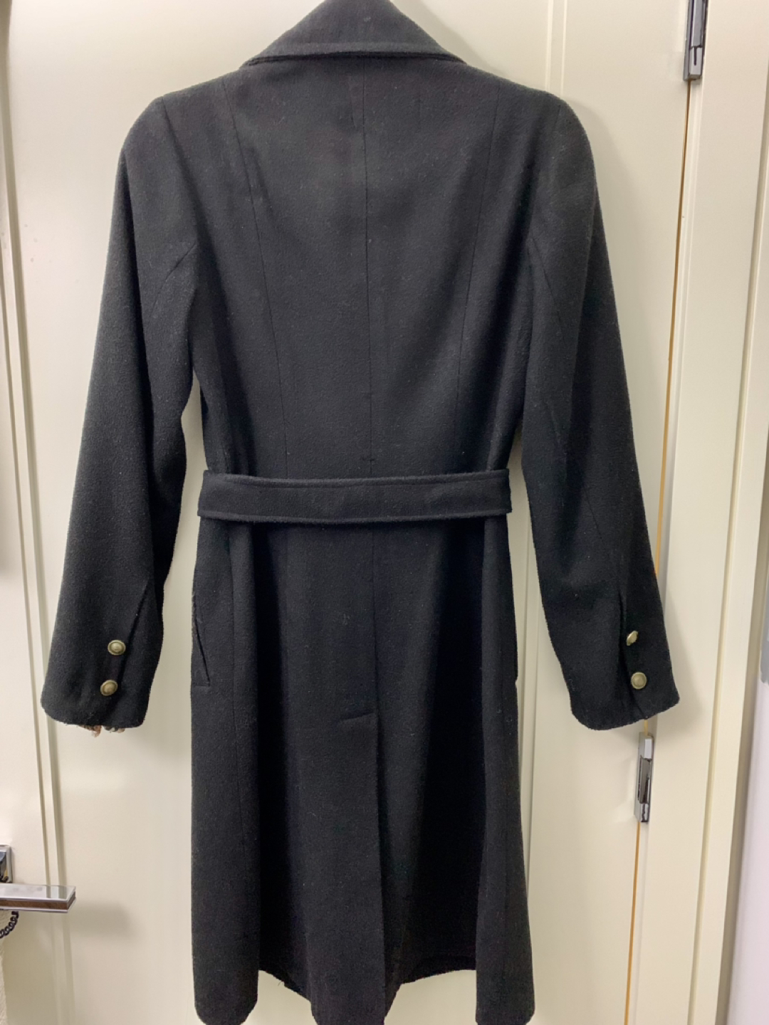 Long Black Coat S-M - photo 2