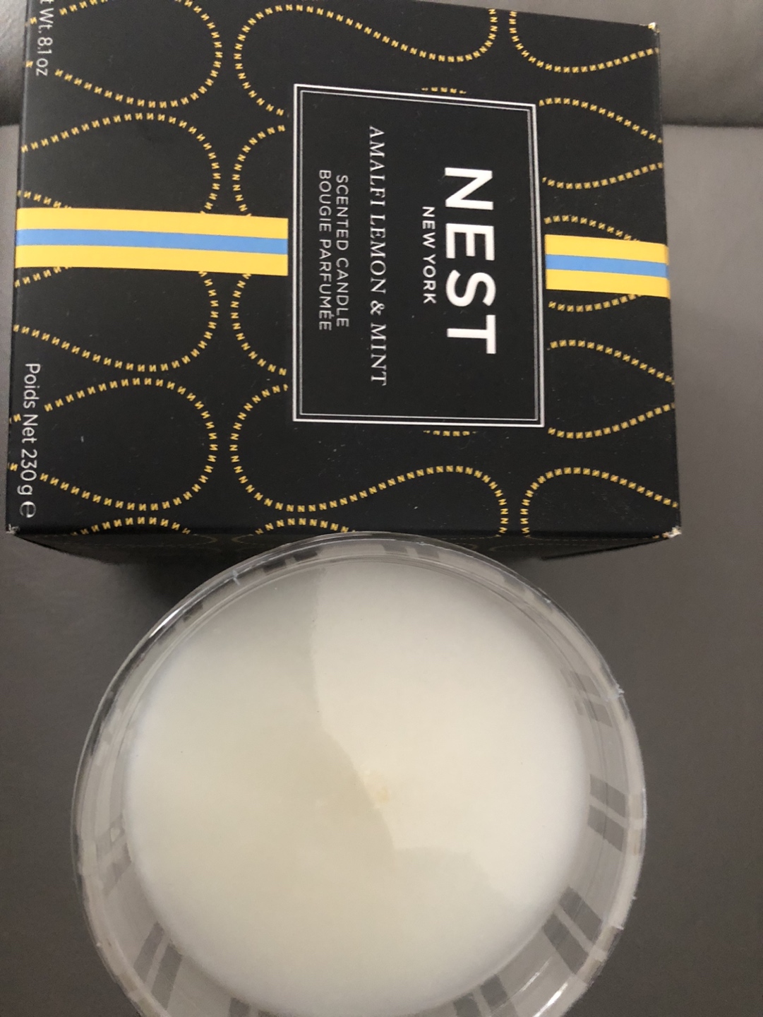 Brand new Nest Almalfi lemon and mint candle image indicator(2)