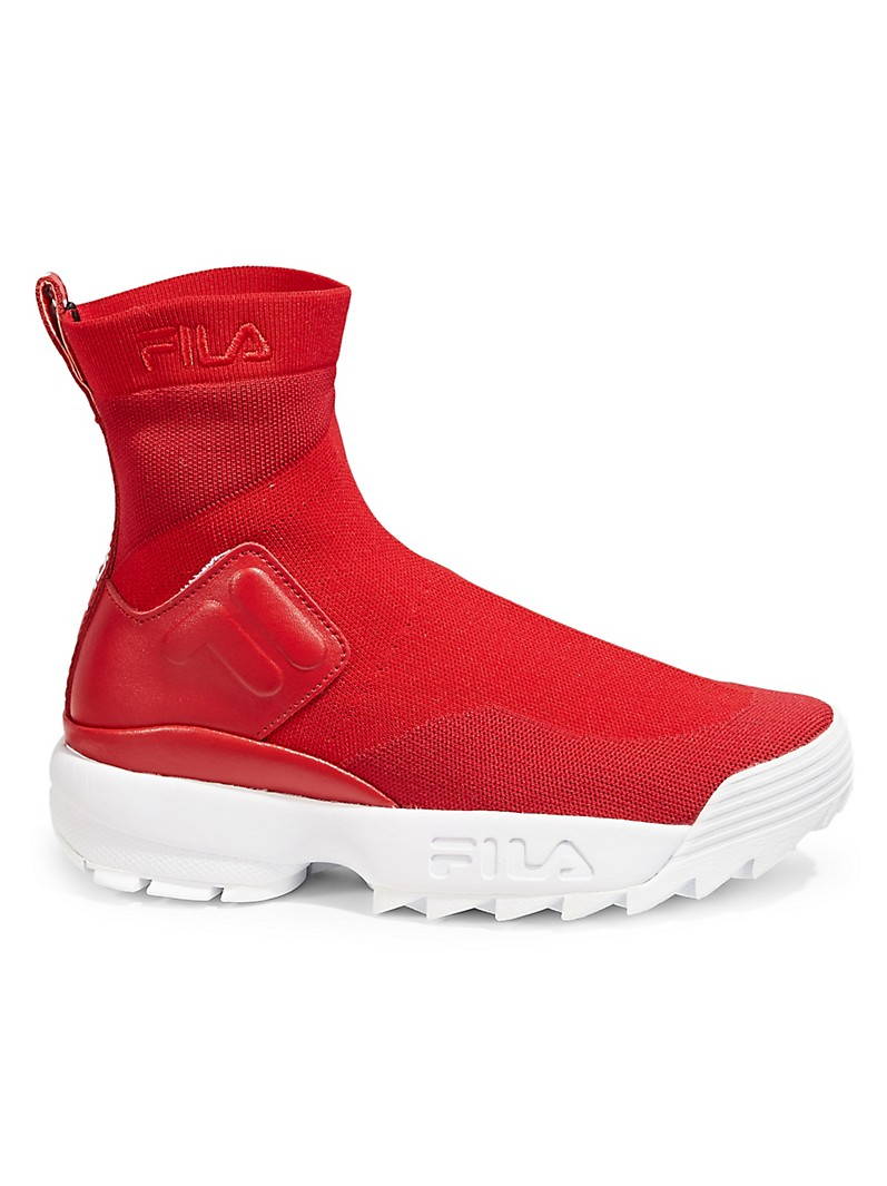 Fila, Brand New, Women's Stretch Sneakers - Size 7 - Red