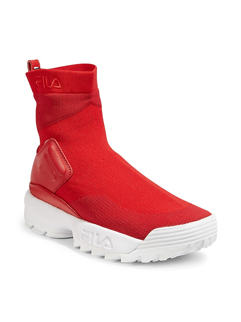 Fila, Brand New, Women's Stretch Sneakers - Size 7 - Red - photo 2