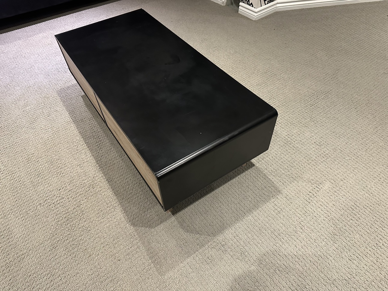Alhena Modern Coffee Table, Black for sale - photo 5