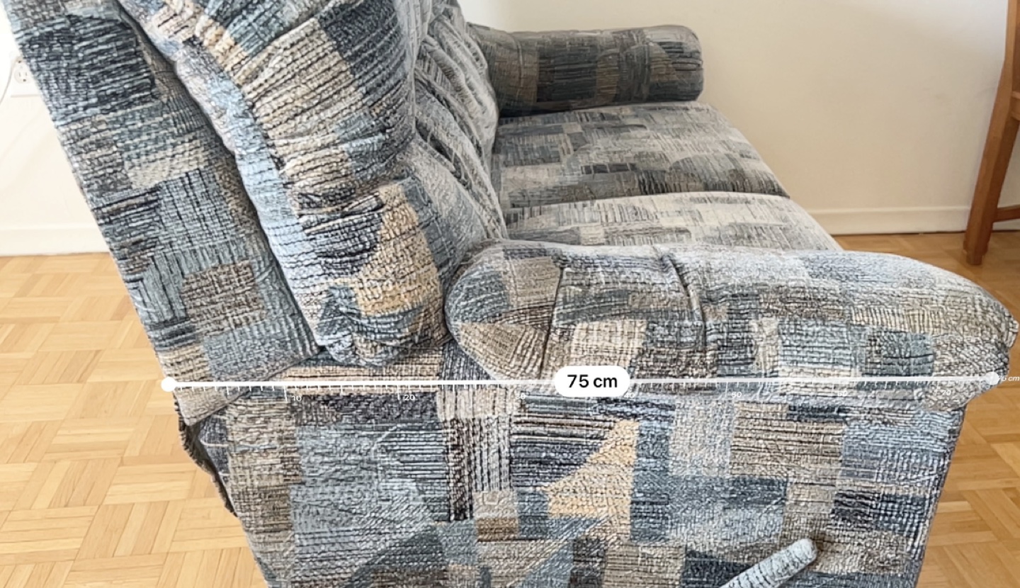 2-Seater Recliner Sofa in Good Condition - photo 4