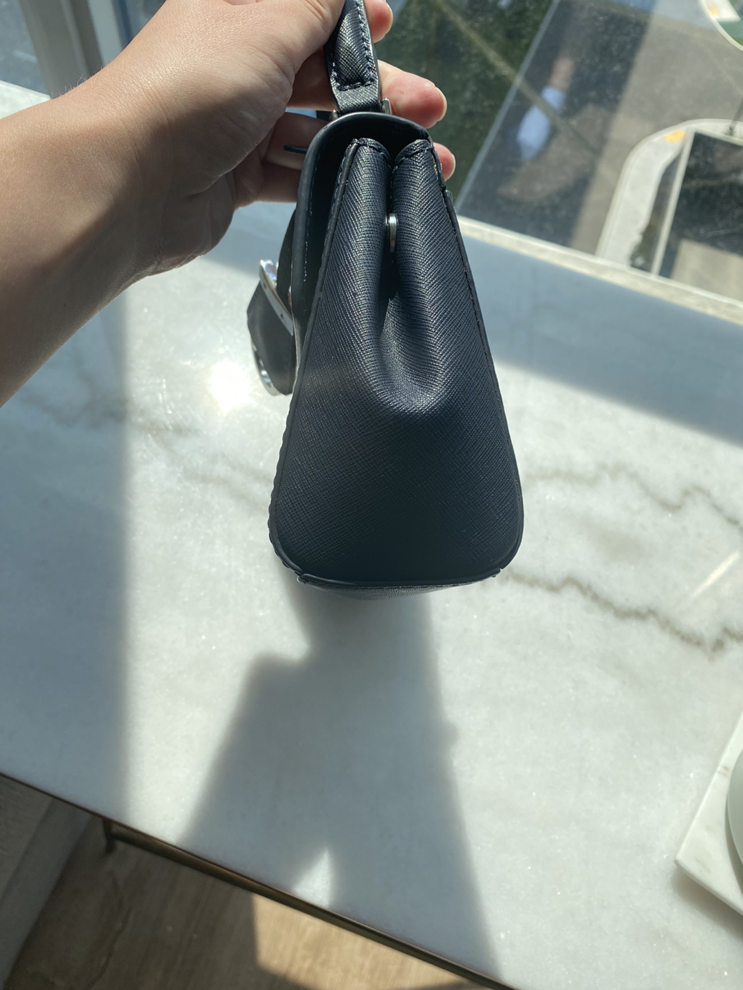 Michael Kors Ava Mini Leather Bag Black Color - photo 5