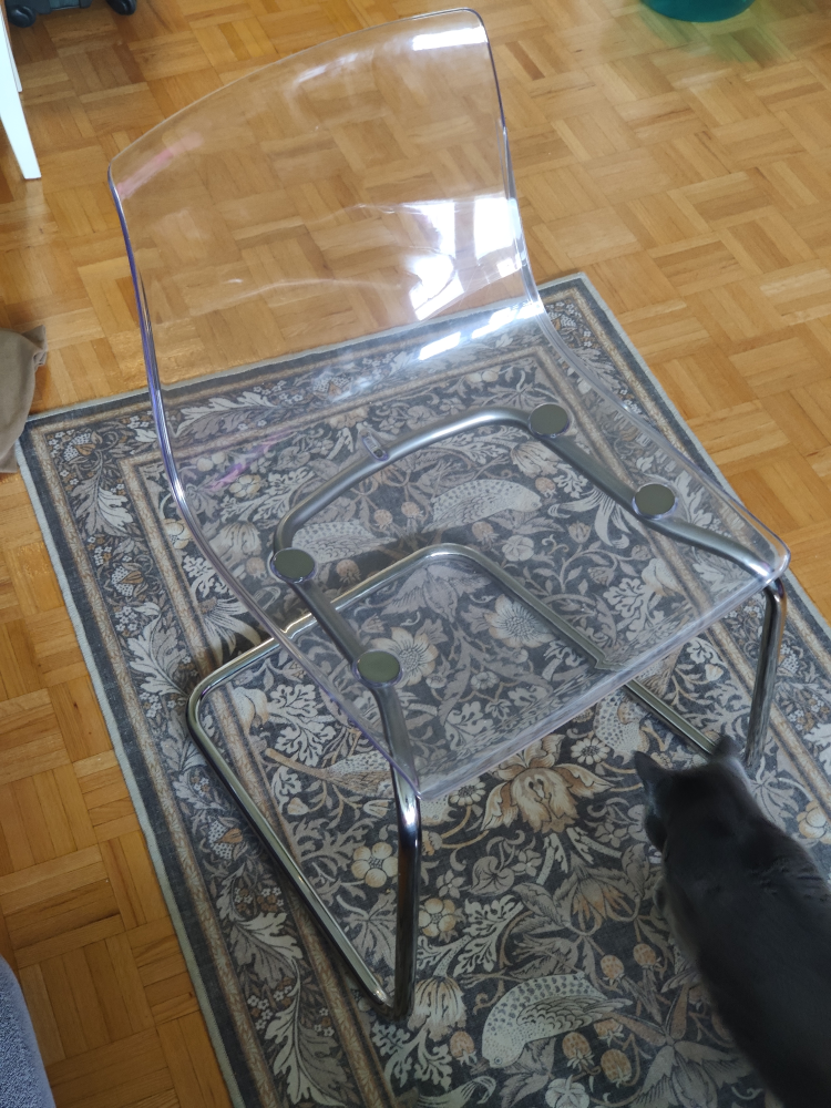 Clear Ikea "Tobias" chair image indicator(3)