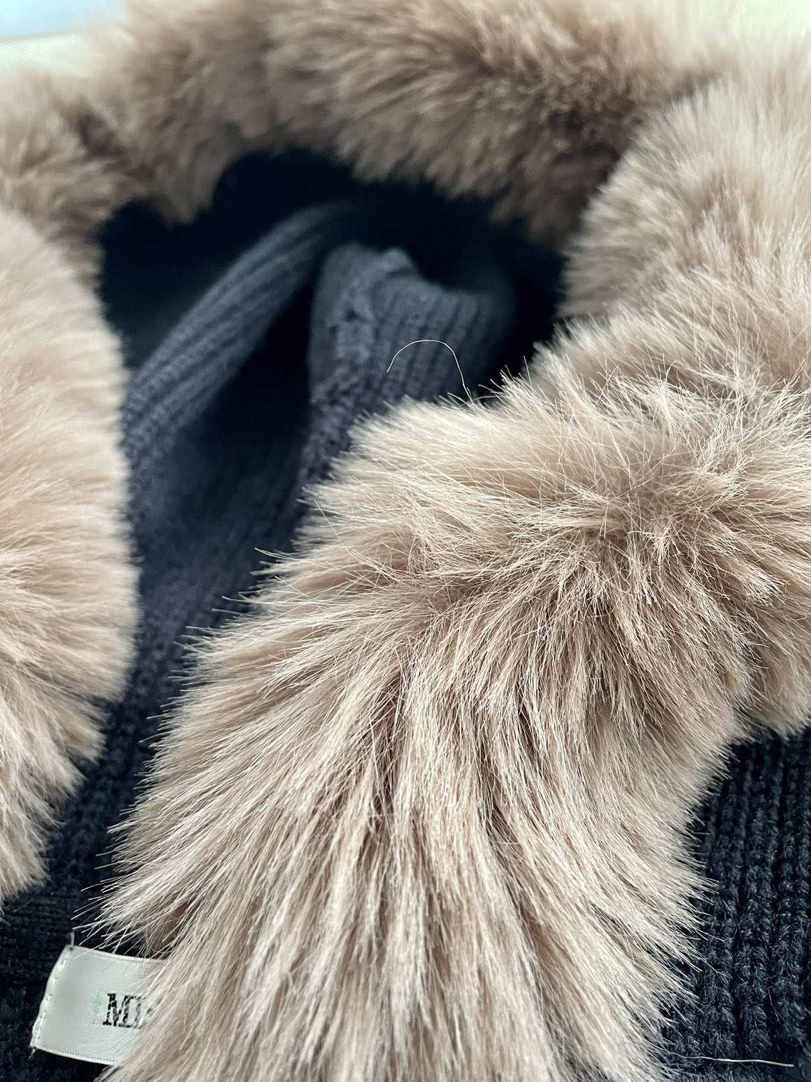 Cardigan with faux fur - photo 3