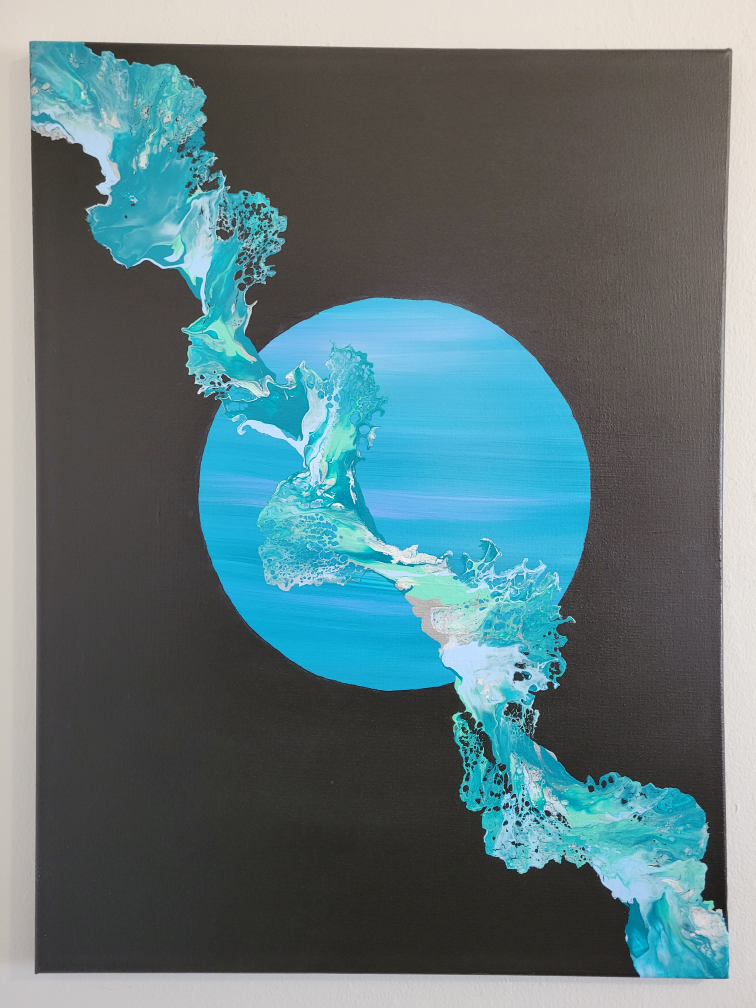 Original Canvas Painting  18" x 24" thumbnail