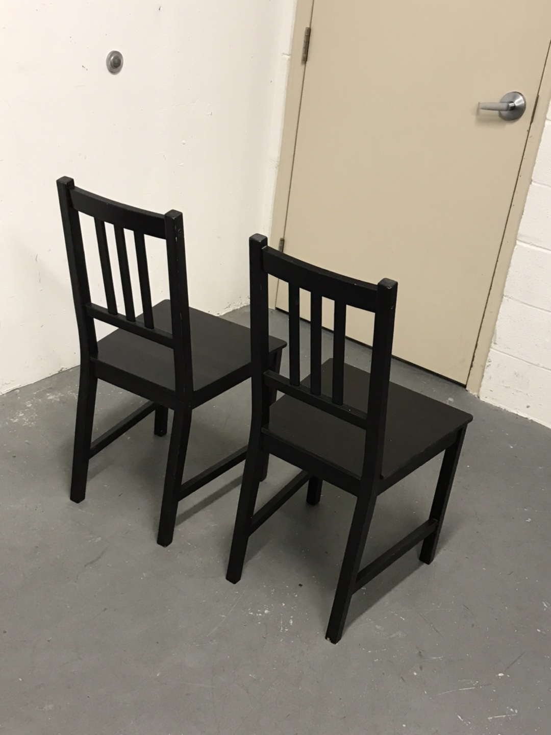 Pair Of IKEA STEFAN Chair Great Condition brown-black - photo 5