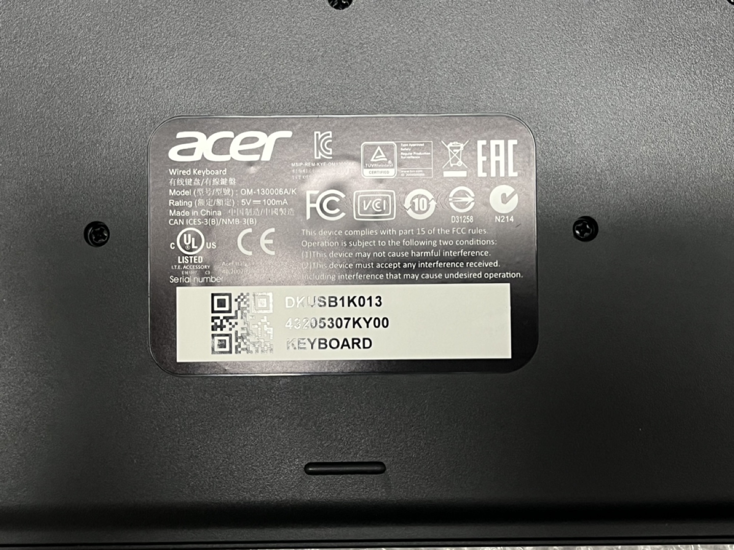 Acer Keyboard - photo 2