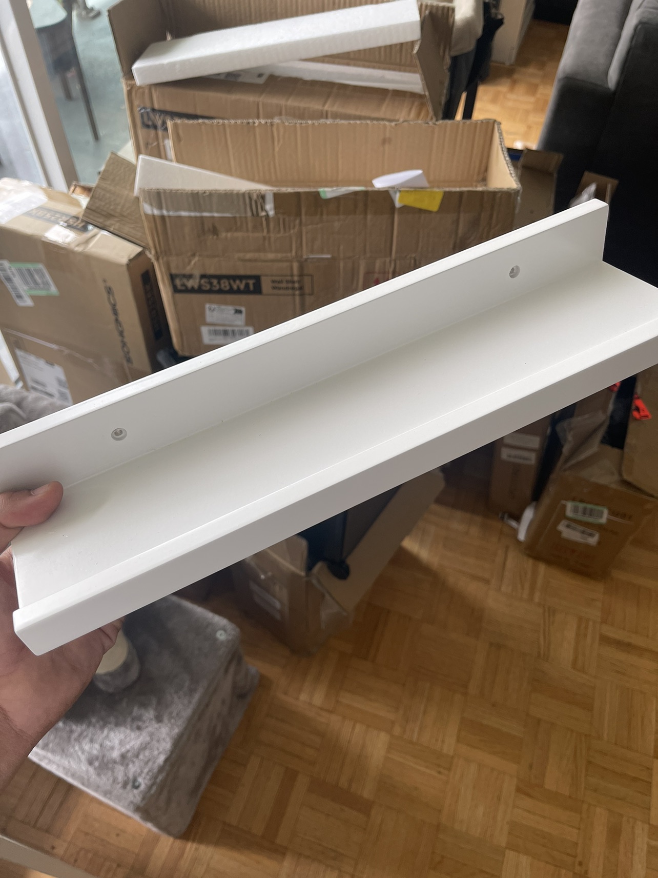 Floating Wall Shelves (white)