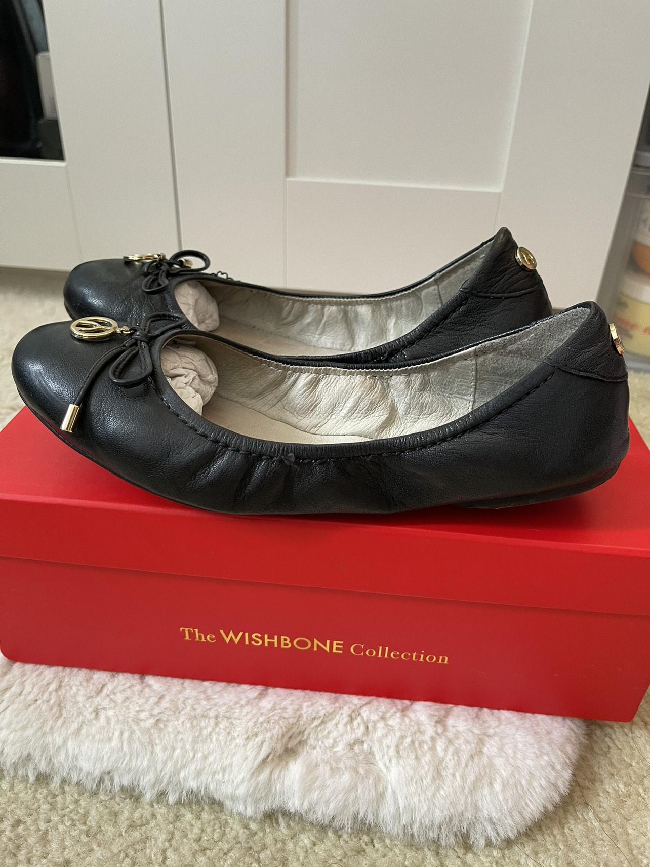The Wishbone Collection ballet flats